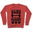 Virgin Teez  Pullover Crewneck Sweatshirt / x-small / Heathered Red I LIKE MY WORKOUTS HARD AND MY LIQUOR HARDER CREWNECK SWEATSHIRT