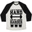 Virgin Teez  Baseball Tee Unisex Tri-Blend Baseball Tee / small / Oatmeal / Black I LIKE MY WORKOUTS HARD AND MY LIQUOR HARDER UNISEX TRI-BLEND BASEBALL TEE