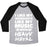 Virgin Teez  Baseball Tee Unisex Tri-Blend Baseball Tee / small / Athletic Gray / Black I LIKE MY WORKOUTS LIKE MY MUSIC UNISEX TRI-BLEND BASEBALL TEE