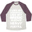 Virgin Teez  Baseball Tee Unisex Tri-Blend Baseball Tee / small / Oatmeal / Maroon I LIKE MY WORKOUTS LIKE MY MUSIC UNISEX TRI-BLEND BASEBALL TEE