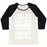 Virgin Teez  Baseball Tee Women's Tri-Blend Baseball Tee / small / Oatmeal / Black I LIKE MY WORKOUTS LIKE MY MUSIC WOMEN'S TRI-BLEND BASEBALL TEE