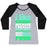 Virgin Teez  Baseball Tee Women's Tri-Blend Baseball Tee / small / Athletic Gray / Black I LIKE RUNNING (FOOD) WOMEN'S TRI-BLEND BASEBALL TEE