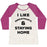 Virgin Teez  Baseball Tee Women's Tri-Blend Baseball Tee / small / Oatmeal / Berry I LIKE SWEATPANTS AND STAYING HOME WOMEN'S TRI-BLEND BASEBALL TEE