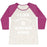 Virgin Teez  Baseball Tee Women's Tri-Blend Baseball Tee / small / Oatmeal / Berry I LIKE SWEATPANTS AND STAYING HOME WOMEN'S TRI-BLEND BASEBALL TEE