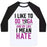 Virgin Teez  Baseball Tee Unisex Classic Baseball Tee / x-small / White/Black I LIKE TO DO YOGA AND BY LIKE I MEAN HATE UNISEX CLASSIC BASEBALL TEE