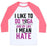 Virgin Teez  Baseball Tee Unisex Classic Baseball Tee / x-small / White/Neon Pink I LIKE TO DO YOGA AND BY LIKE I MEAN HATE UNISEX CLASSIC BASEBALL TEE