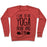 Virgin Teez  Pullover Crewneck Sweatshirt / x-small / Heathered Red I LIKE TO DO YOGA NOW AND ZEN CREWNECK SWEATSHIRT