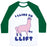 Virgin Teez  Baseball Tee Unisex Classic Baseball Tee / x-small / White/Dark Green I LIKE TO LIFT LLAMA UNISEX CLASSIC BASEBALL TEE