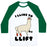 Virgin Teez  Baseball Tee Unisex Classic Baseball Tee / x-small / White/Dark Green I LIKE TO LIFT LLAMA UNISEX CLASSIC BASEBALL TEE