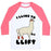 Virgin Teez  Baseball Tee Unisex Classic Baseball Tee / x-small / White/Neon Pink I LIKE TO LIFT LLAMA UNISEX CLASSIC BASEBALL TEE