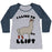 Virgin Teez  Baseball Tee Women's Tri-Blend Baseball Tee / small / Athletic Gray / Navy I LIKE TO LIFT LLAMA WOMEN'S TRI-BLEND BASEBALL TEE