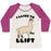 Virgin Teez  Baseball Tee Women's Tri-Blend Baseball Tee / small / Oatmeal / Berry I LIKE TO LIFT LLAMA WOMEN'S TRI-BLEND BASEBALL TEE