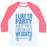 Virgin Teez  Baseball Tee Unisex Classic Baseball Tee / x-small / White/Neon Pink I LIKE TO PARTY, AND BY PARTY I MEAN LIFT WEIGHTS UNISEX CLASSIC BASEBALL TEE