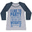 Virgin Teez  Baseball Tee Women's Tri-Blend Baseball Tee / small / Athletic Gray / Navy I LIKE TO PARTY, AND BY PARTY I MEAN LIFT WEIGHTS WOMEN'S TRI-BLEND BASEBALL TEE