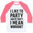 Virgin Teez  Baseball Tee Unisex Classic Baseball Tee / x-small / White/Neon Pink I LIKE TO PARTY AND BY PARTY I MEAN WORKOUT UNISEX CLASSIC BASEBALL TEE