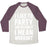 Virgin Teez  Baseball Tee Unisex Tri-Blend Baseball Tee / small / Oatmeal / Maroon I LIKE TO PARTY AND BY PARTY I MEAN WORKOUT UNISEX TRI-BLEND BASEBALL TEE