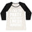 Virgin Teez  Baseball Tee Women's Tri-Blend Baseball Tee / small / Oatmeal / Black I LIKE TO PARTY AND BY PARTY I MEAN WORKOUT WOMEN'S TRI-BLEND BASEBALL TEE