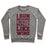 Virgin Teez  Pullover Crewneck Sweatshirt / x-small / Heathered Gray I LIKE TO RUN BECAUSE I REALLY REALLY LIKE WINE CREWNECK SWEATSHIRT