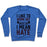 Virgin Teez  Pullover Crewneck Sweatshirt / x-small / Heathered Blue I LIKE TO WORK OUT AND BY LIKE I MEAN HATE CREWNECK SWEATSHIRT