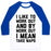 Virgin Teez  Baseball Tee Unisex Classic Baseball Tee / x-small / White/Blue I LIKE TO WORK OUT AND BY WORK OUT I MEAN TAKE NAPS UNISEX CLASSIC BASEBALL TEE