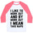 Virgin Teez  Baseball Tee Unisex Classic Baseball Tee / x-small / White/Neon Pink I LIKE TO WORK OUT AND BY WORK OUT I MEAN TAKE NAPS UNISEX CLASSIC BASEBALL TEE