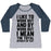 Virgin Teez  Baseball Tee Women's Tri-Blend Baseball Tee / small / Athletic Gray / Navy I LIKE TO WORK OUT (AND BY WORK OUT I MEAN THE TOTAL OPPOSITE OF THAT) WOMEN'S TRI-BLEND BASEBALL TEE