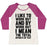 Virgin Teez  Baseball Tee Women's Tri-Blend Baseball Tee / small / Oatmeal / Berry I LIKE TO WORK OUT (AND BY WORK OUT I MEAN THE TOTAL OPPOSITE OF THAT) WOMEN'S TRI-BLEND BASEBALL TEE