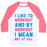 Virgin Teez  Baseball Tee Unisex Classic Baseball Tee / x-small / White/Neon Pink I LIKE TO WORKOUT AND BY WORKOUT I MEAN NOT AT ALL UNISEX CLASSIC BASEBALL TEE
