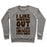 Virgin Teez  Pullover Crewneck Sweatshirt / x-small / Heathered Gray I LIKE WORKING OUT BUT I LIKE COOKIES EVEN MORE CREWNECK SWEATSHIRT