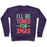 Virgin Teez  Pullover Crewneck Sweatshirt / x-small / Purple I'LL BE TONED FOR XMAS CREWNECK SWEATSHIRT