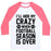 Virgin Teez  Baseball Tee Unisex Classic Baseball Tee / x-small / White/Neon Pink I'LL HIDE MY CRAZY WHEN FOOTBALL SEASON IS OVER UNISEX CLASSIC BASEBALL TEE
