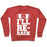 Virgin Teez  Pullover Crewneck Sweatshirt / x-small / Heathered Red I'LL RE-RACK PARODY CREWNECK SWEATSHIRT
