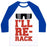 Virgin Teez  Baseball Tee Unisex Classic Baseball Tee / x-small / White/Blue I'LL RE-RACK PARODY UNISEX CLASSIC BASEBALL TEE
