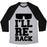 Virgin Teez  Baseball Tee Unisex Tri-Blend Baseball Tee / small / Athletic Gray / Black I'LL RE-RACK PARODY UNISEX TRI-BLEND BASEBALL TEE