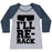 Virgin Teez  Baseball Tee Women's Tri-Blend Baseball Tee / small / Athletic Gray / Navy I'LL RE-RACK PARODY WOMEN'S TRI-BLEND BASEBALL TEE