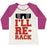 Virgin Teez  Baseball Tee Women's Tri-Blend Baseball Tee / small / Oatmeal / Berry I'LL RE-RACK PARODY WOMEN'S TRI-BLEND BASEBALL TEE