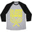 Virgin Teez  Baseball Tee Unisex Tri-Blend Baseball Tee / small / Athletic Gray / Black I'LL SERVE BUT YOU WON'T LIKE WHAT I'M COOKING UNISEX TRI-BLEND BASEBALL TEE