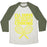 Virgin Teez  Baseball Tee Unisex Tri-Blend Baseball Tee / small / Oatmeal / Moss I'LL SERVE BUT YOU WON'T LIKE WHAT I'M COOKING UNISEX TRI-BLEND BASEBALL TEE