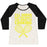 Virgin Teez  Baseball Tee Women's Tri-Blend Baseball Tee / small / Oatmeal / Black I'LL SERVE BUT YOU WON'T LIKE WHAT I'M COOKING WOMEN'S TRI-BLEND BASEBALL TEE