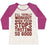 Virgin Teez  Baseball Tee Women's Tri-Blend Baseball Tee / small / Oatmeal / Berry I'LL TOTALLY WORKOUT WHEN PIZZA STOPS TASTING SO GOOD WOMEN'S TRI-BLEND BASEBALL TEE