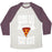 Virgin Teez  Baseball Tee Unisex Tri-Blend Baseball Tee / small / Oatmeal / Maroon I'LL WORK OUT RIGHT AFTER THIS SLICE UNISEX TRI-BLEND BASEBALL TEE
