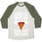 Virgin Teez  Baseball Tee Unisex Tri-Blend Baseball Tee / small / Oatmeal / Moss I'LL WORK OUT RIGHT AFTER THIS SLICE UNISEX TRI-BLEND BASEBALL TEE
