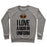 Virgin Teez  Pullover Crewneck Sweatshirt / x-small / Heathered Gray I LOVE A MAN IN UNIFORM (FOOTBALL EDITION) CREWNECK SWEATSHIRT