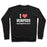 Virgin Teez  Pullover Crewneck Sweatshirt / x-small / Black I LOVE BURPEES #ALTERNATIVEFACTS CREWNECK SWEATSHIRT