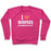 Virgin Teez  Pullover Crewneck Sweatshirt / x-small / Deep Pink I LOVE BURPEES #ALTERNATIVEFACTS CREWNECK SWEATSHIRT
