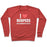 Virgin Teez  Pullover Crewneck Sweatshirt / x-small / Heathered Red I LOVE BURPEES #ALTERNATIVEFACTS CREWNECK SWEATSHIRT