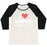 Virgin Teez  Baseball Tee Women's Tri-Blend Baseball Tee / small / Oatmeal / Black I LOVE BURPEES #ALTERNATIVEFACTS WOMEN'S TRI-BLEND BASEBALL TEE