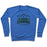 Virgin Teez  Pullover Crewneck Sweatshirt / x-small / Heathered Blue I LOVE CAMPING (POCKET CAMP PARODY) CREWNECK SWEATSHIRT