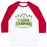 Virgin Teez  Baseball Tee Unisex Classic Baseball Tee / x-small / White/Red I LOVE CAMPING (POCKET CAMP PARODY) UNISEX CLASSIC BASEBALL TEE