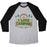 Virgin Teez  Baseball Tee Unisex Tri-Blend Baseball Tee / small / Athletic Gray / Black I LOVE CAMPING (POCKET CAMP PARODY) UNISEX TRI-BLEND BASEBALL TEE